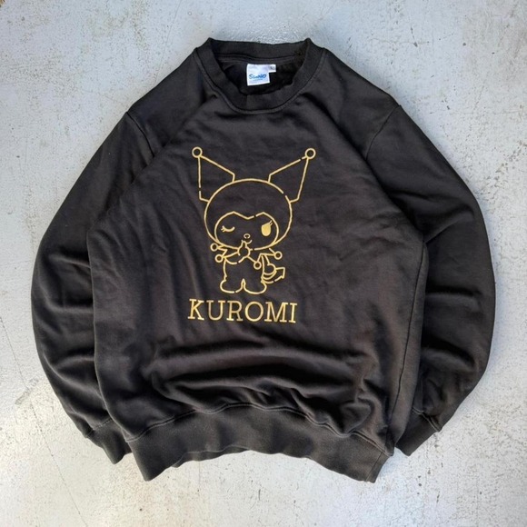 Sweaters - y2k sanrio kuromi graphic crewneck sweater